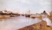 Berthe Morisot The port of Lorient painting